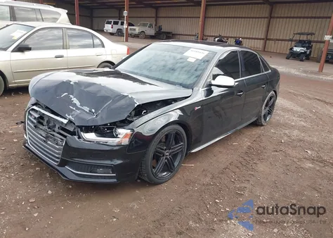 2014 Audi S4 3.0T Premium Plus from USA, damaged, VIN WAUBGAFLXEA006625